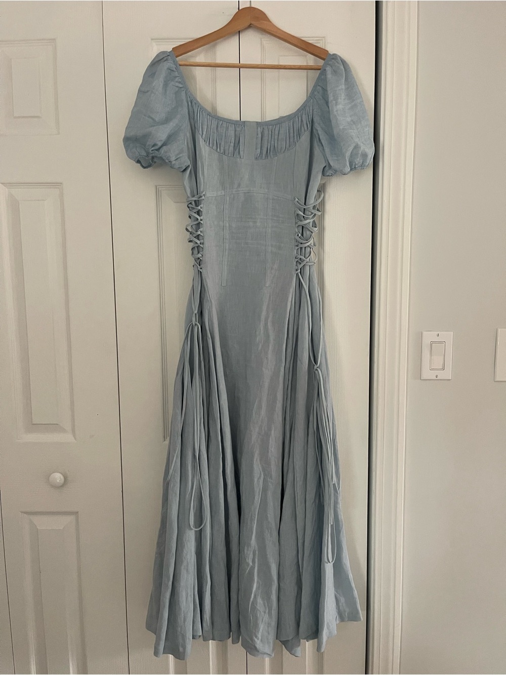 Linennaive 100% linen dress Cinderella Dress.